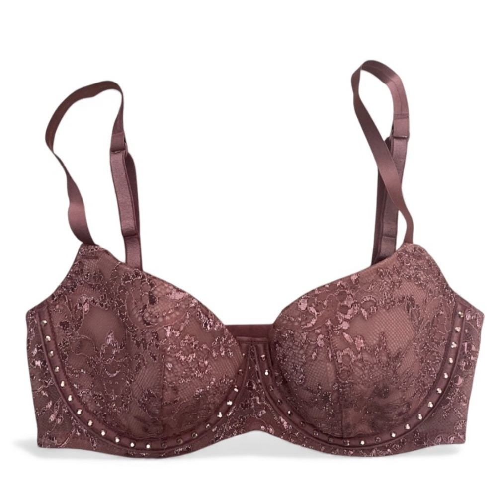 💐Victoria’s Secret Very Sexy Lined Balconette Underwire Bra in Rose Size 32B